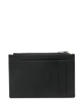 Doucal's leather card holder - Black