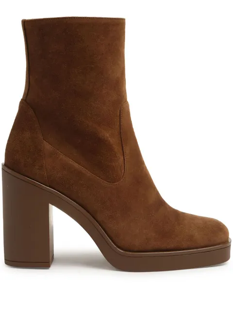Stuart Weitzman Bota Bethenny com salto 80mm