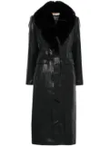 Michael Michael Kors detachable-lapels coat - Black