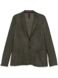 Harris Wharf London mélange-effect blazer - Green