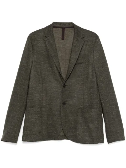 Harris Wharf London mélange-effect blazer