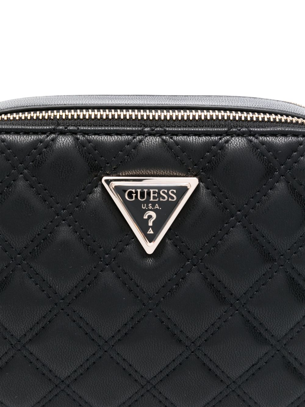 Shop Guess Usa Giully Cross Body Bag In Black