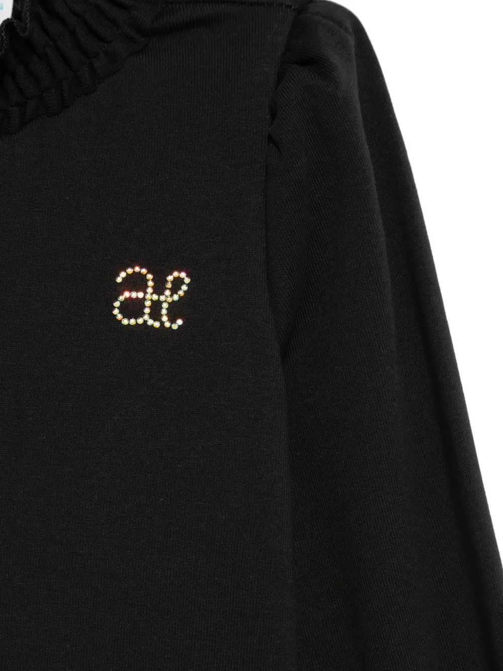 Abel & Lula T-shirt verfraaid met logo Zwart