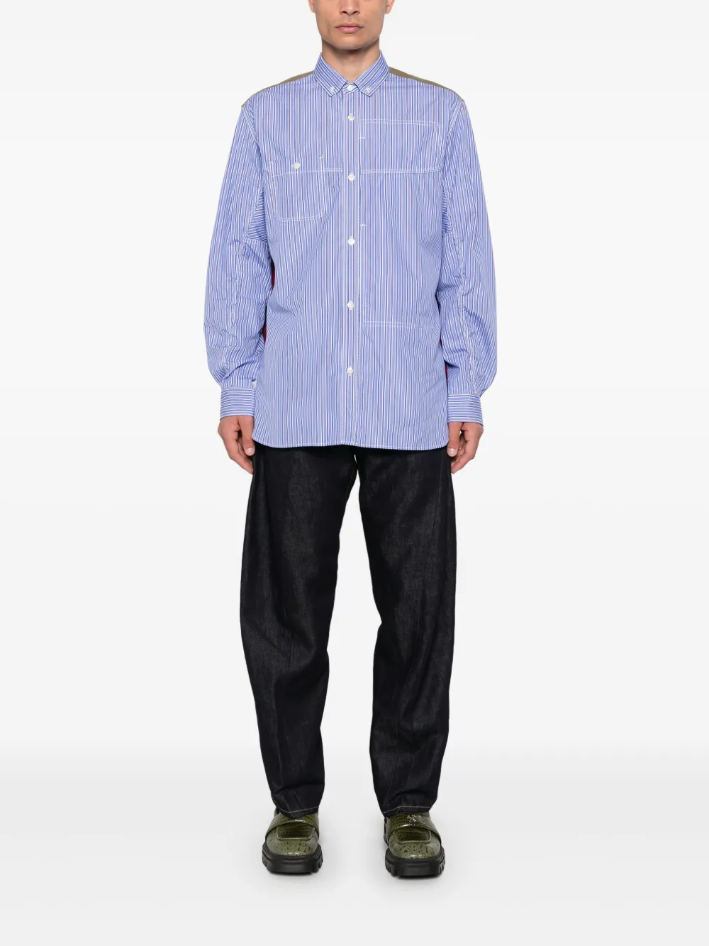 Junya Watanabe MAN Jeans met toelopende pijpen - Blauw