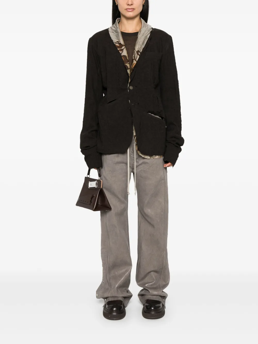 CHIAHUNG SU contrasting-trim blazer | Blazers | Image 2
