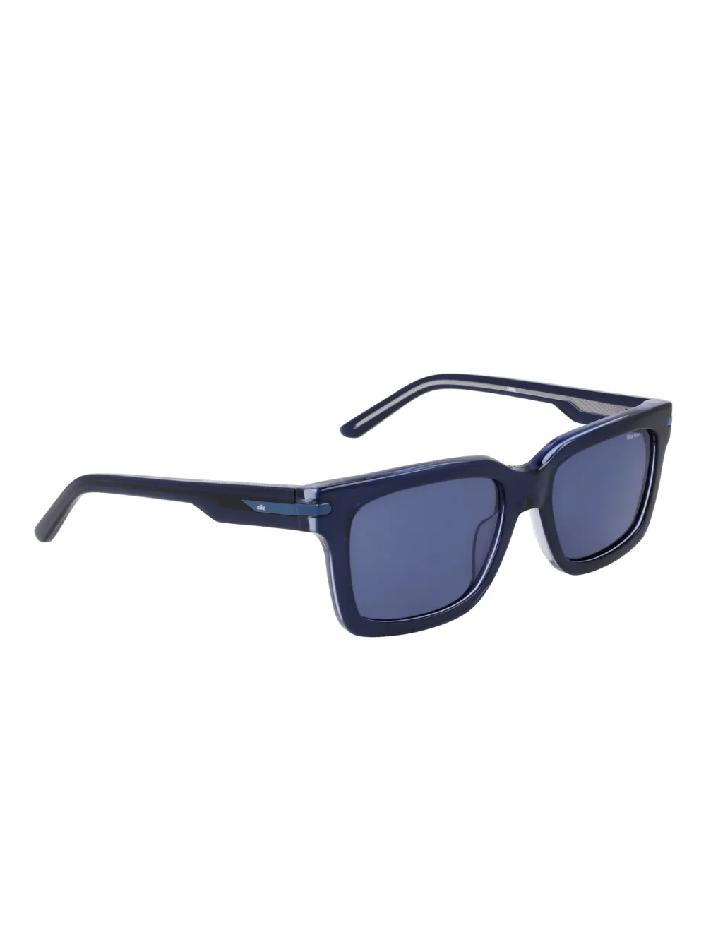 Nike Crescent zonnebril met vierkant montuur Blauw