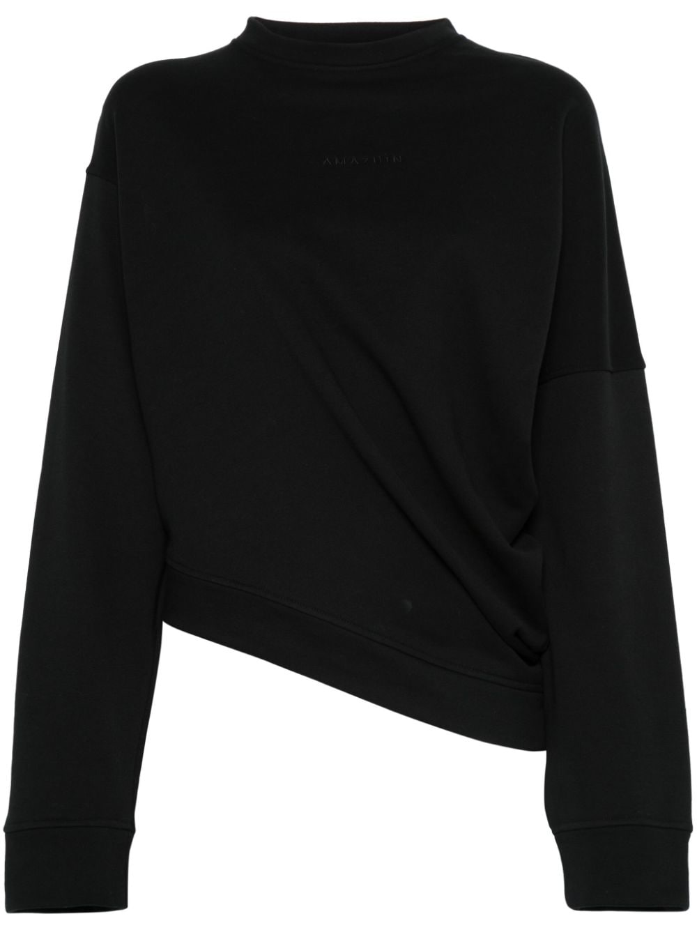 Shop Amazuìn Paige Sweatshirt In Black