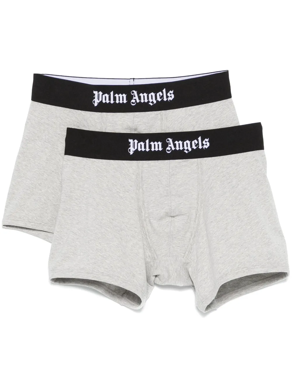Palm Angels Twee slips met logoband Grijs