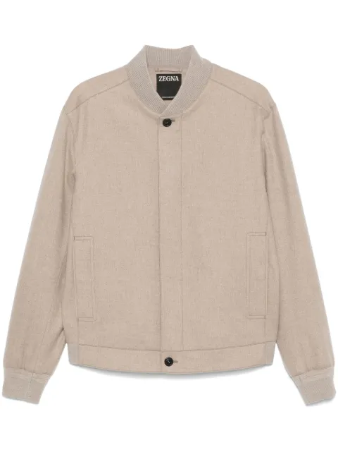 Zegna veste bomber Oasi en cachemire