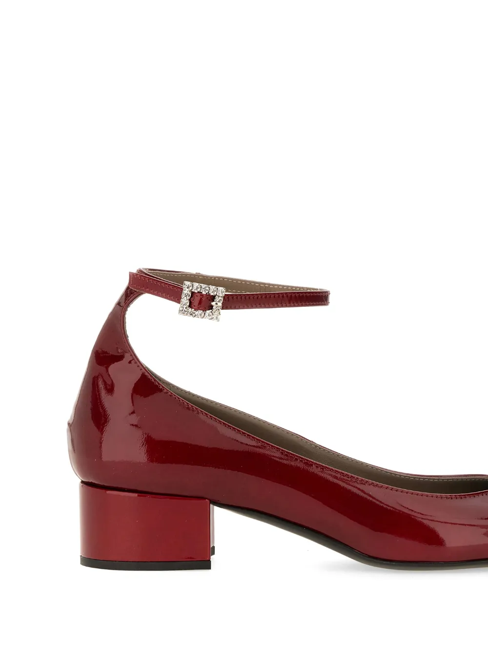 Roberto Festa ankle strap embellished lballet flats - Rood