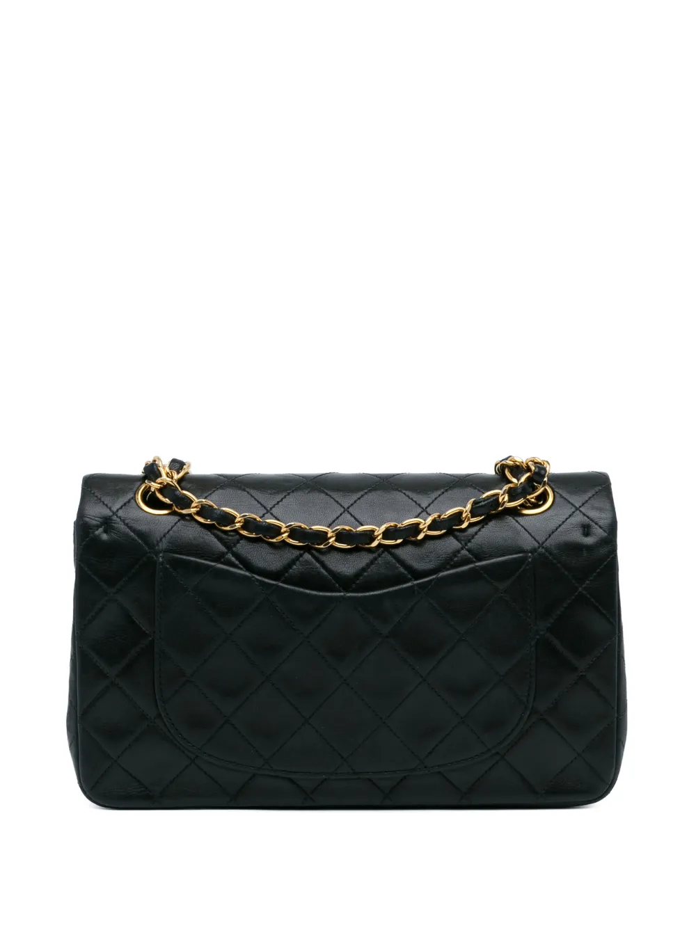 CHANEL Pre-Owned 1991-1994 Small Classic Lambskin Double Flap shoulder bag - Zwart
