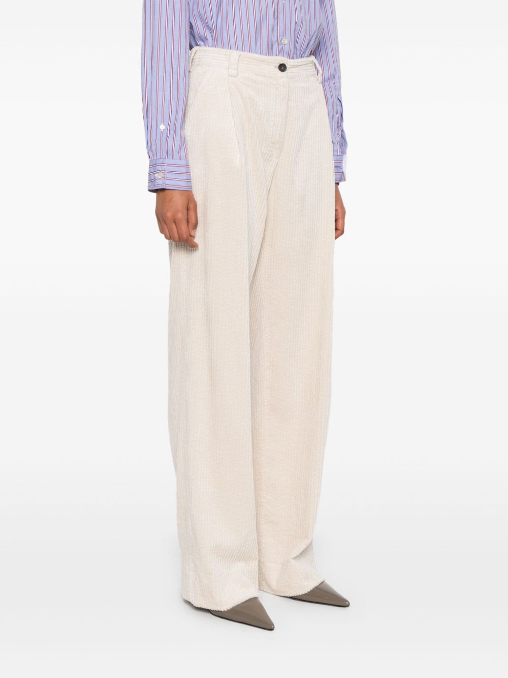 Shop Antonelli Rimini Trousers In White