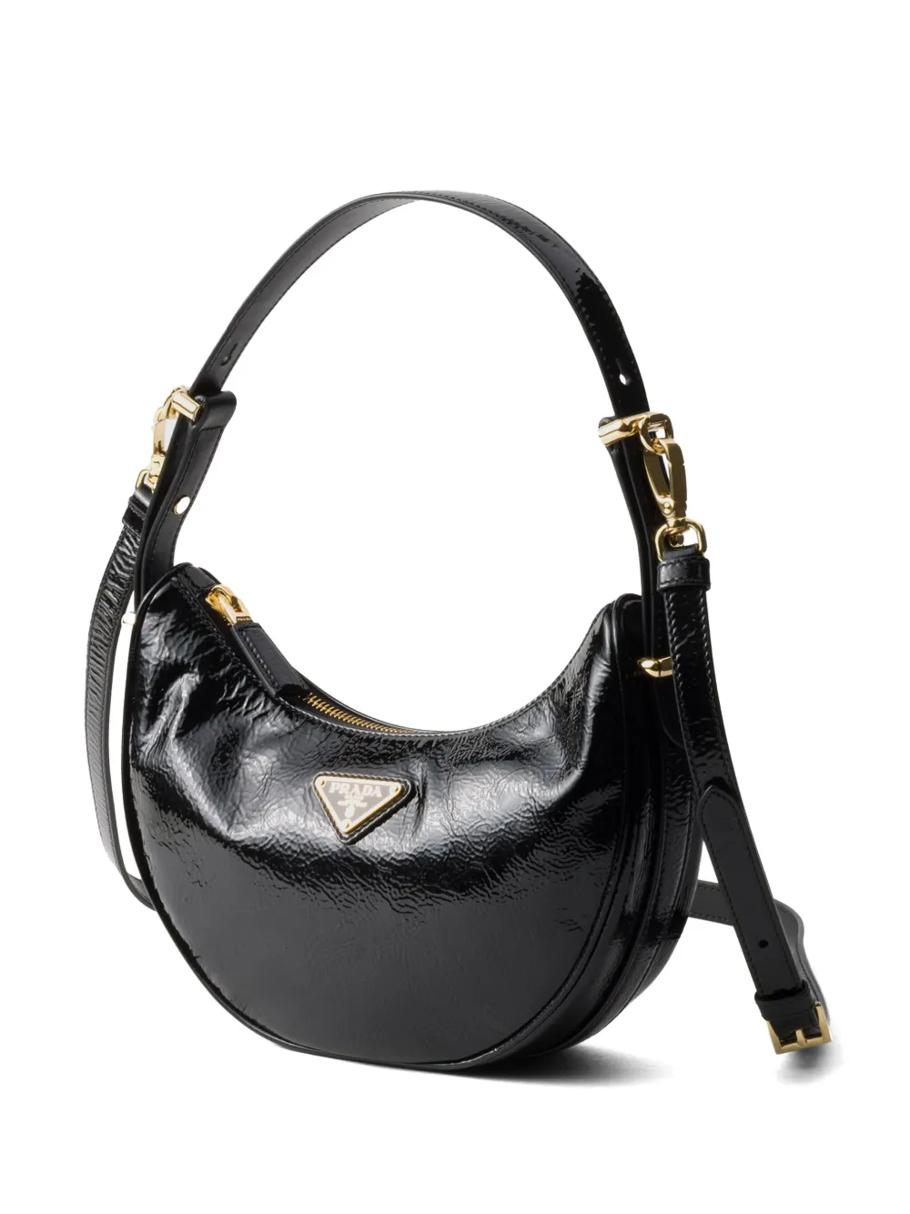 Prada Arqué schoudertas Zwart