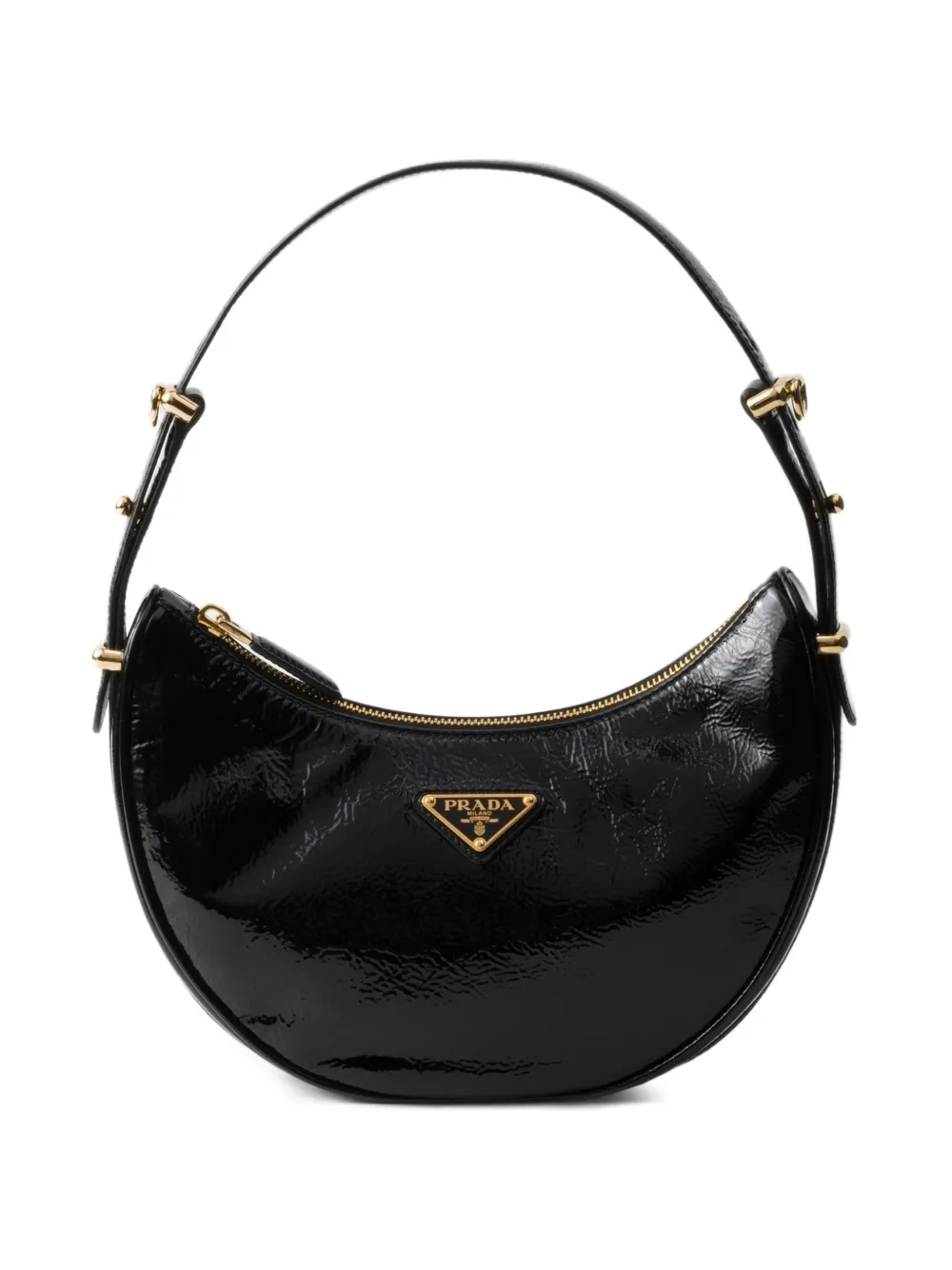 Prada アーケ ショルダーバッグ | ブラック | FARFETCH JP