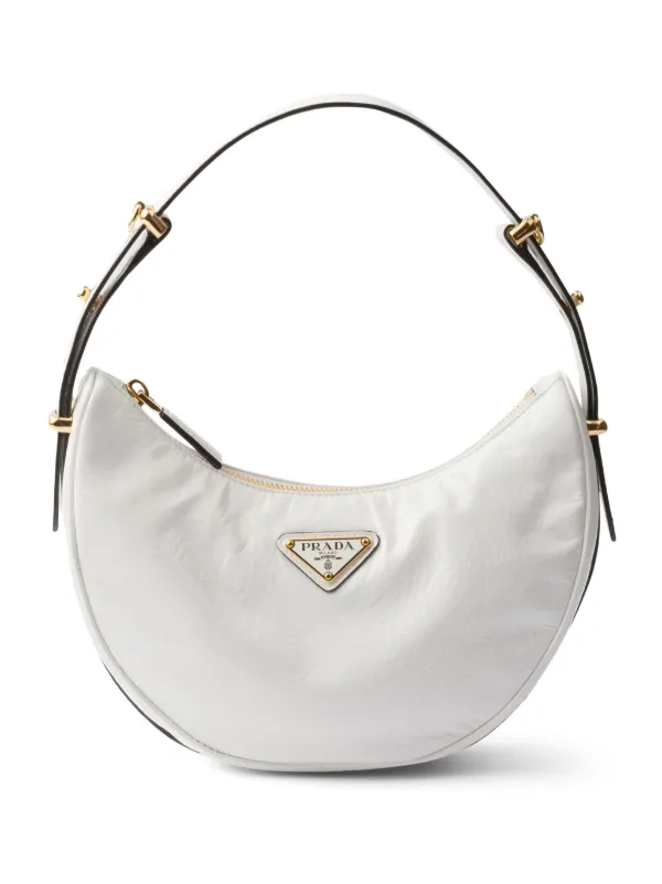 【PRADA】Arche shoulder bag◆1BD375ASKF0002FW24◆ Prada Arqué Shoulder Bag | White | FARFETCH CA