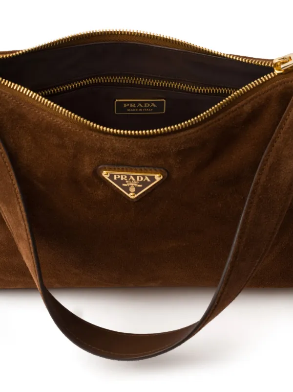 Prada Medium Aimée Shoulder Bag | Brown | FARFETCH Prada Medium Aimée Shoulder Bag | Brown | FARFETCH