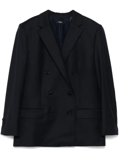 Blazer à boutonnière croisée - Theory - Modalova