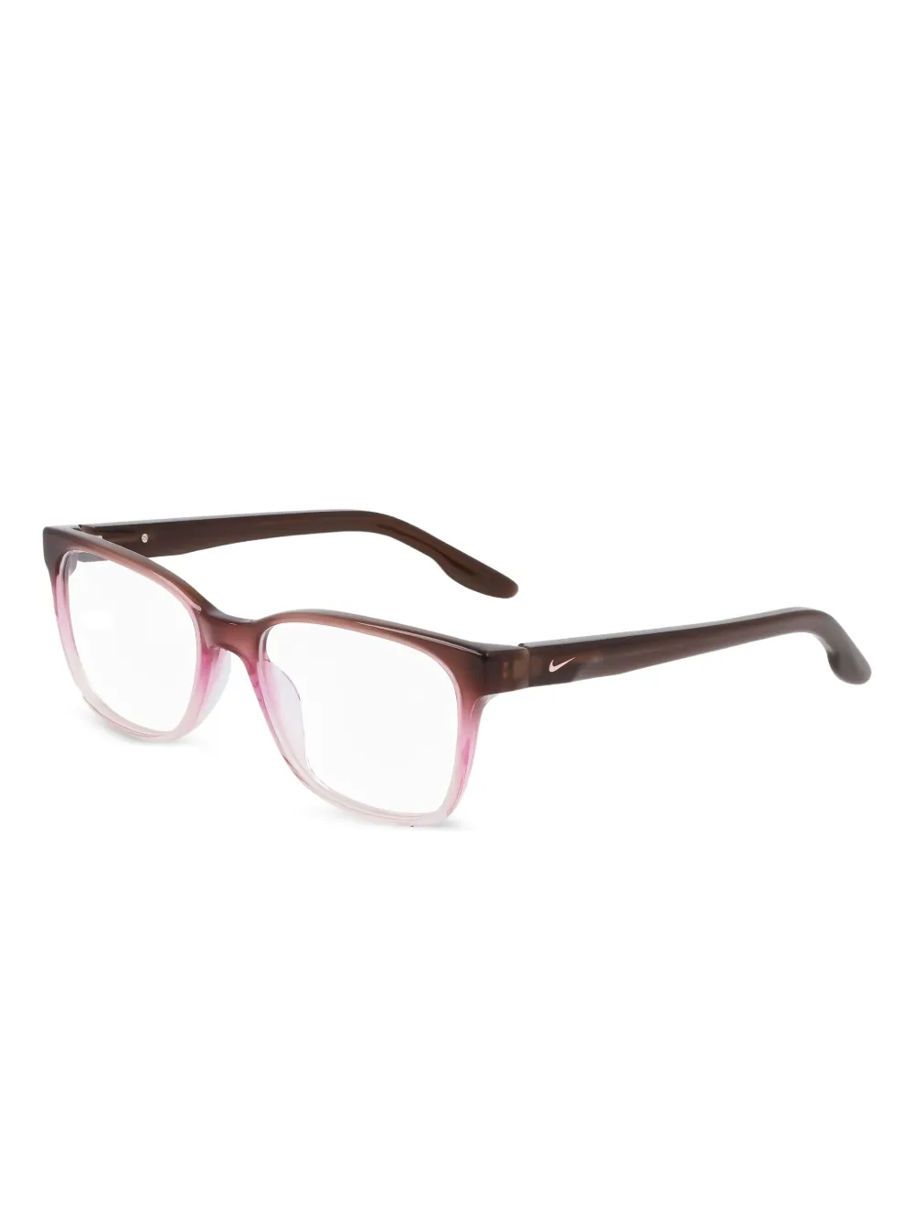 Nike gradient rectangle glasses | Brown | Image 1
