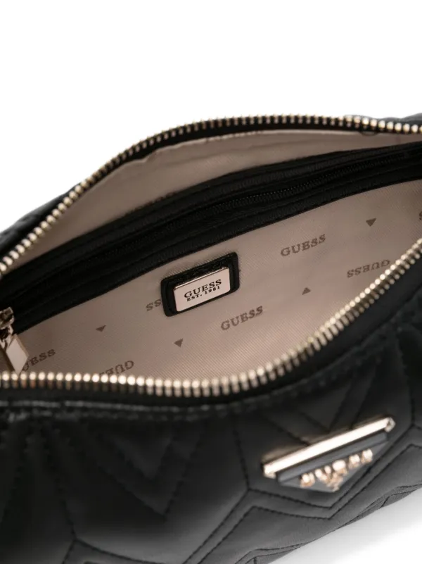 ショルダーバッグ・ポシェット Guess EDA soft quilted hobo shoulder bag HO3A3A11 GUESS USA Eda Shoulder Bag | Black | FARFETCH