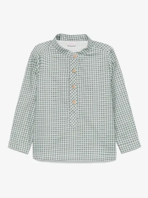 Paz Rodriguez gingham-check shirt