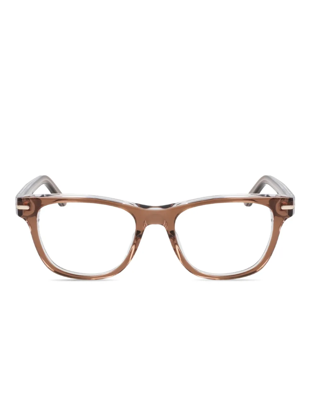 Nike rectangle-frame glasses | Brown | Image 1