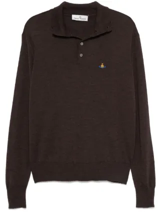 【送料&関税込】Vivienne Westwood Alex Sweater Vivienne Westwood Alex fine-knit Jumper | Black | FARFETCH TH