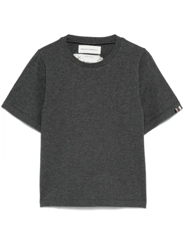 Extreme Cashmere Tina T-shirt in Grey