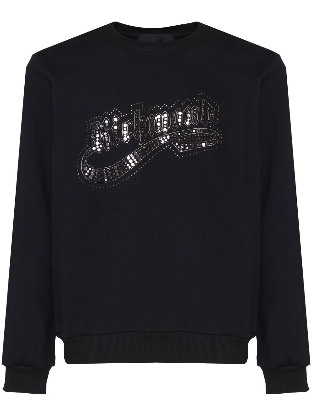 Shop John Richmond Logo-embellished Sweatshirt In Black