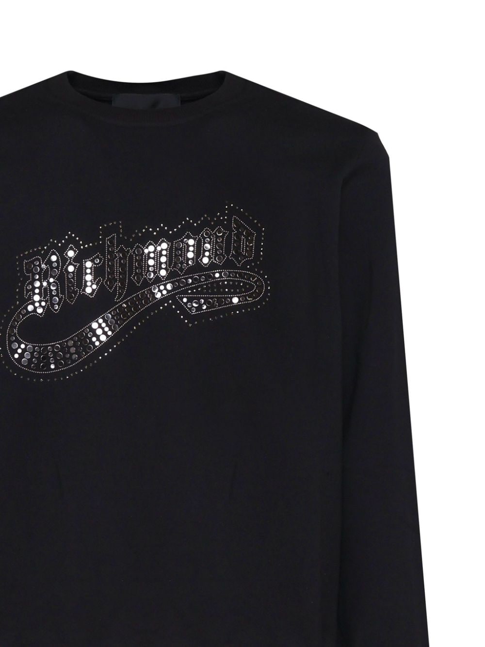 Shop John Richmond Logo-embellished Sweatshirt In Black