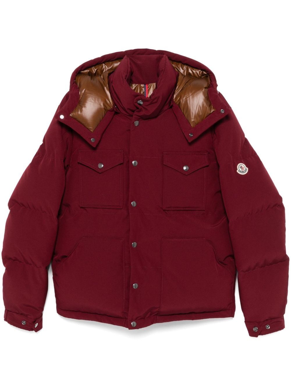 Shop Moncler Fornas Puffer Jacket In Red