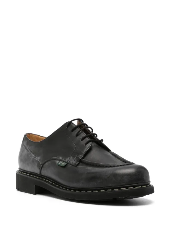paraboot レザー フォーマルシューズ 黒 Paraboot レザー ダービーシューズ | ブラック | FARFETCH JP