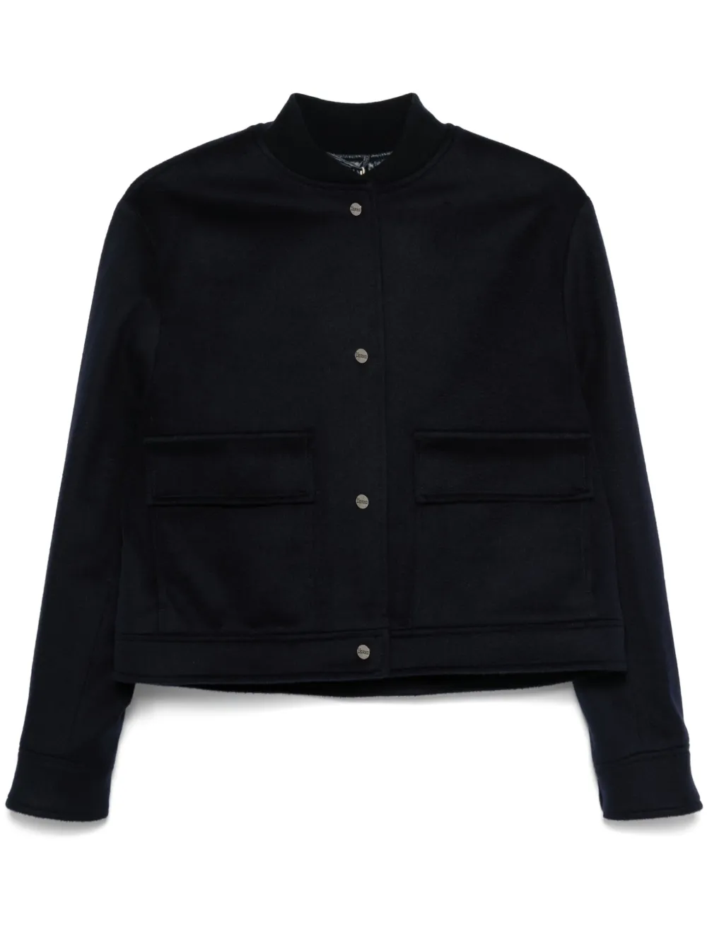 Herno Wollen bomberjack Blauw