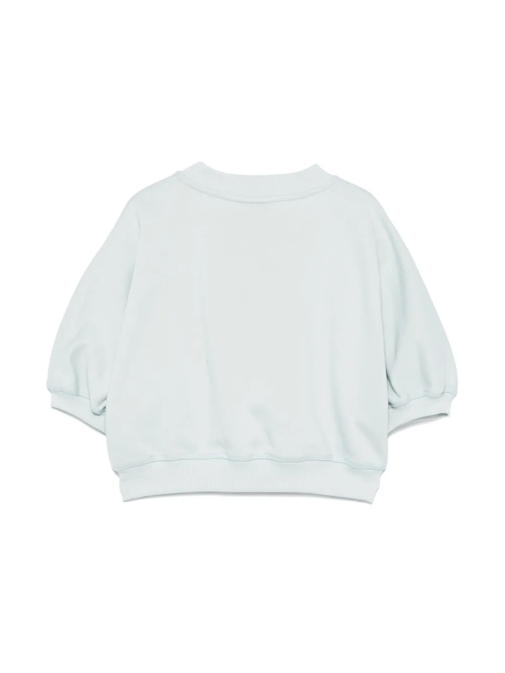 Fendi Kids Sweater met geborduurd logo Blauw