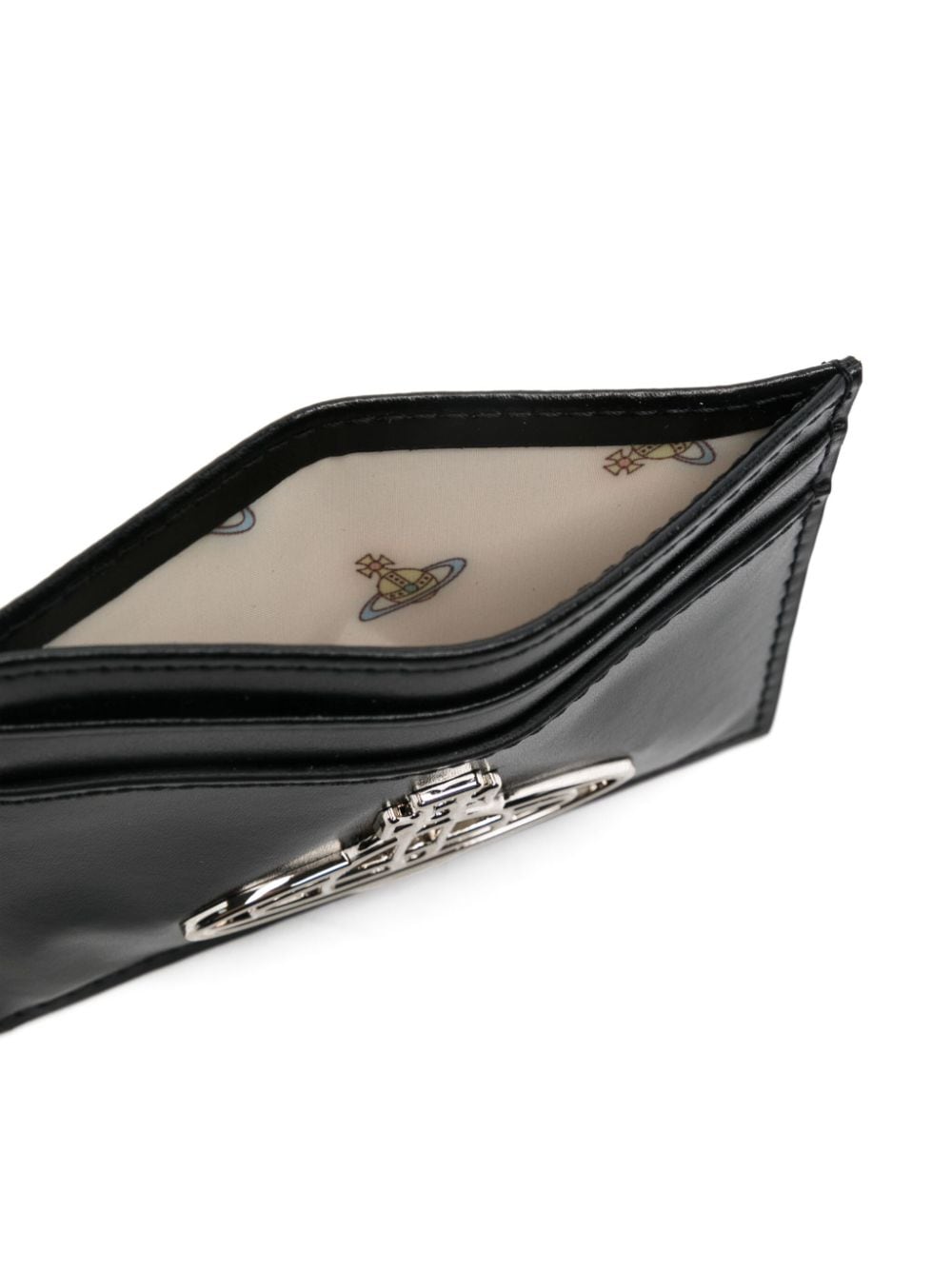 Shop Vivienne Westwood Flat Card Holder In Black