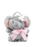 Monnalisa Plush Elephant backpack - Grey