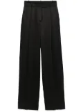 Giorgio Armani silk tailored trousers - Black
