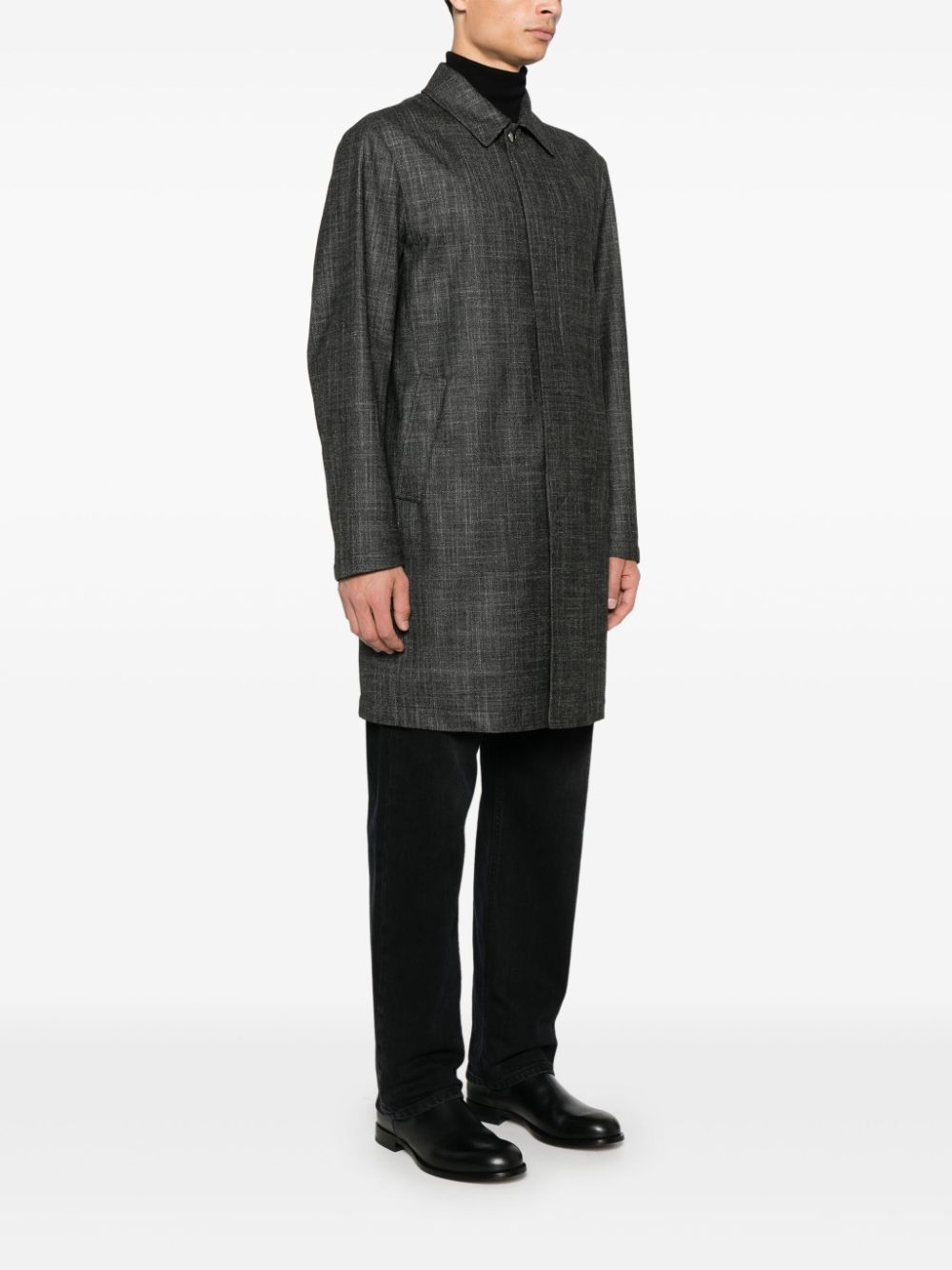 CANALI MÉLANGE COAT 