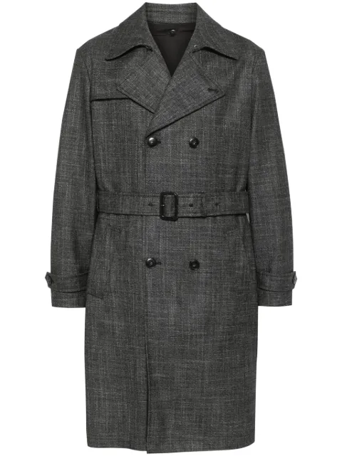 Canali mélange trench coat