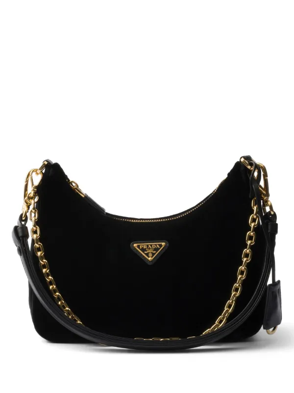 Prada Re Edition Velvet mini bag Black FARFETCH PT