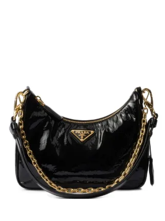 Prada Re-Edition ショルダーバッグ ミニ | ブラック | FARFETCH JP