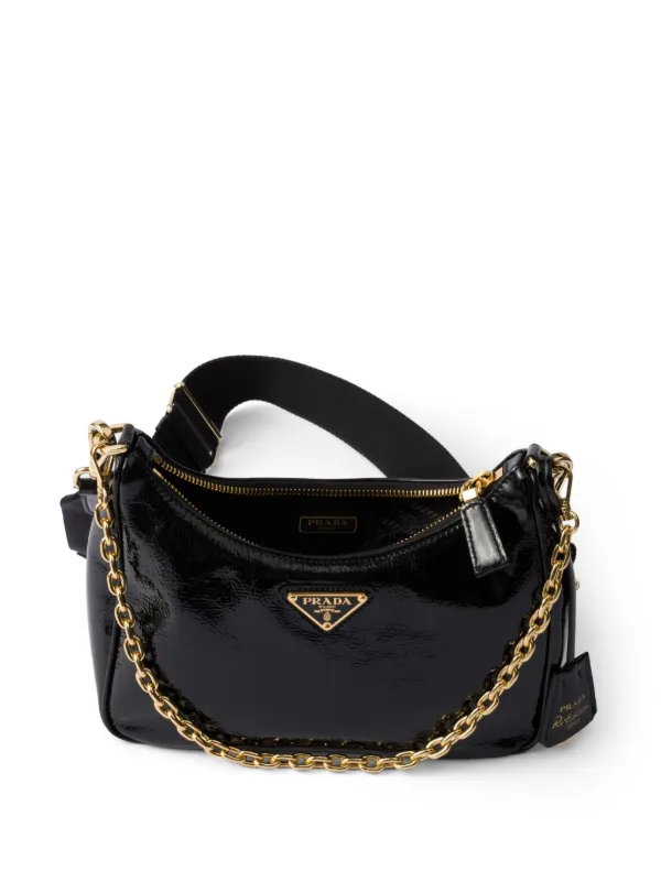 Prada Re-Edition 2005 Shoulder Bag | Black | FARFETCH PL