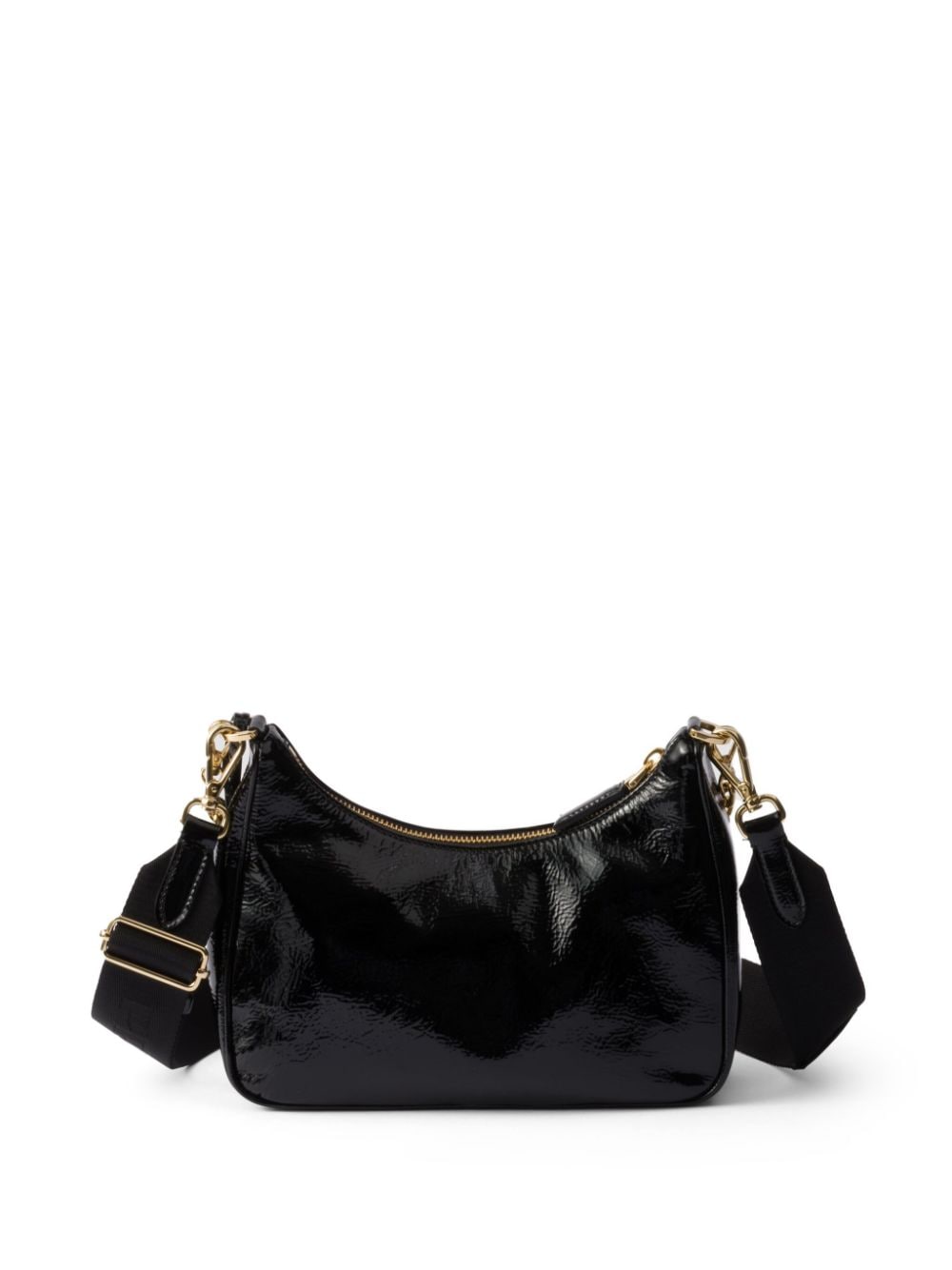 Shop Prada Re-edition 2005 Shoulder Bag In Black