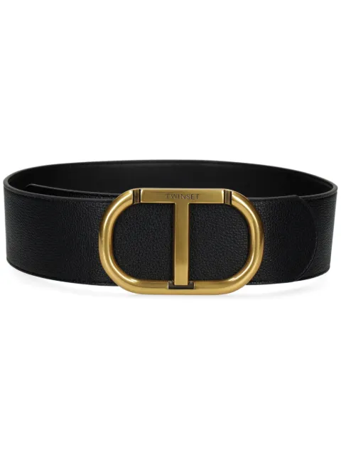 TWINSET cinturón con logo en la hebilla
