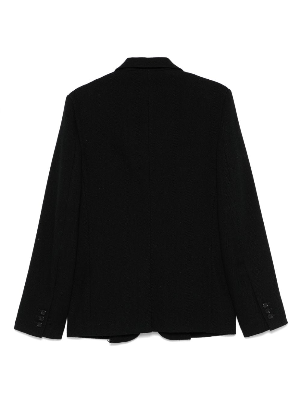 Black Comme Des Garçons Gedeconstrueerde blazer - Zwart