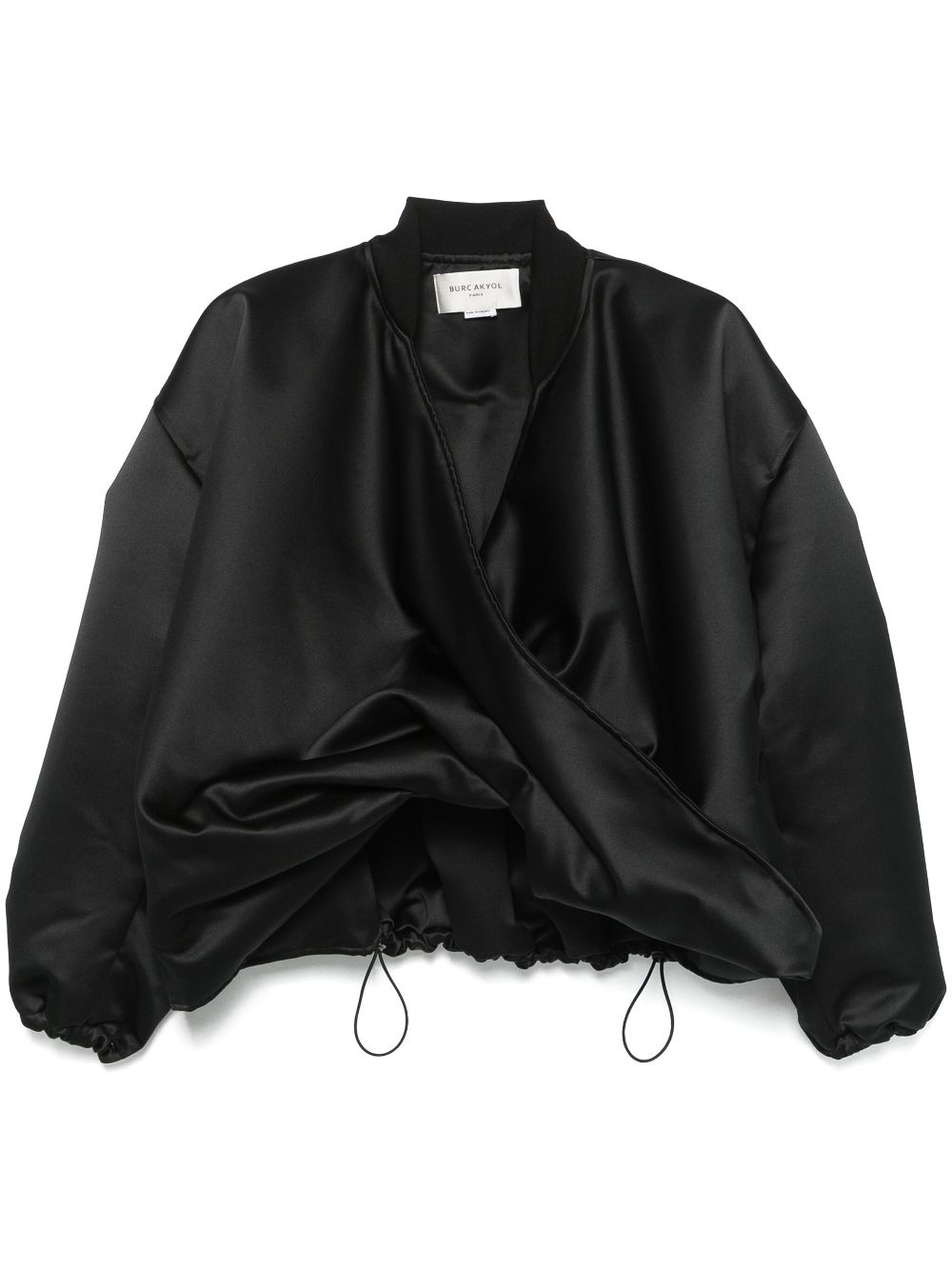 Burc Akyol satin jacket - Black