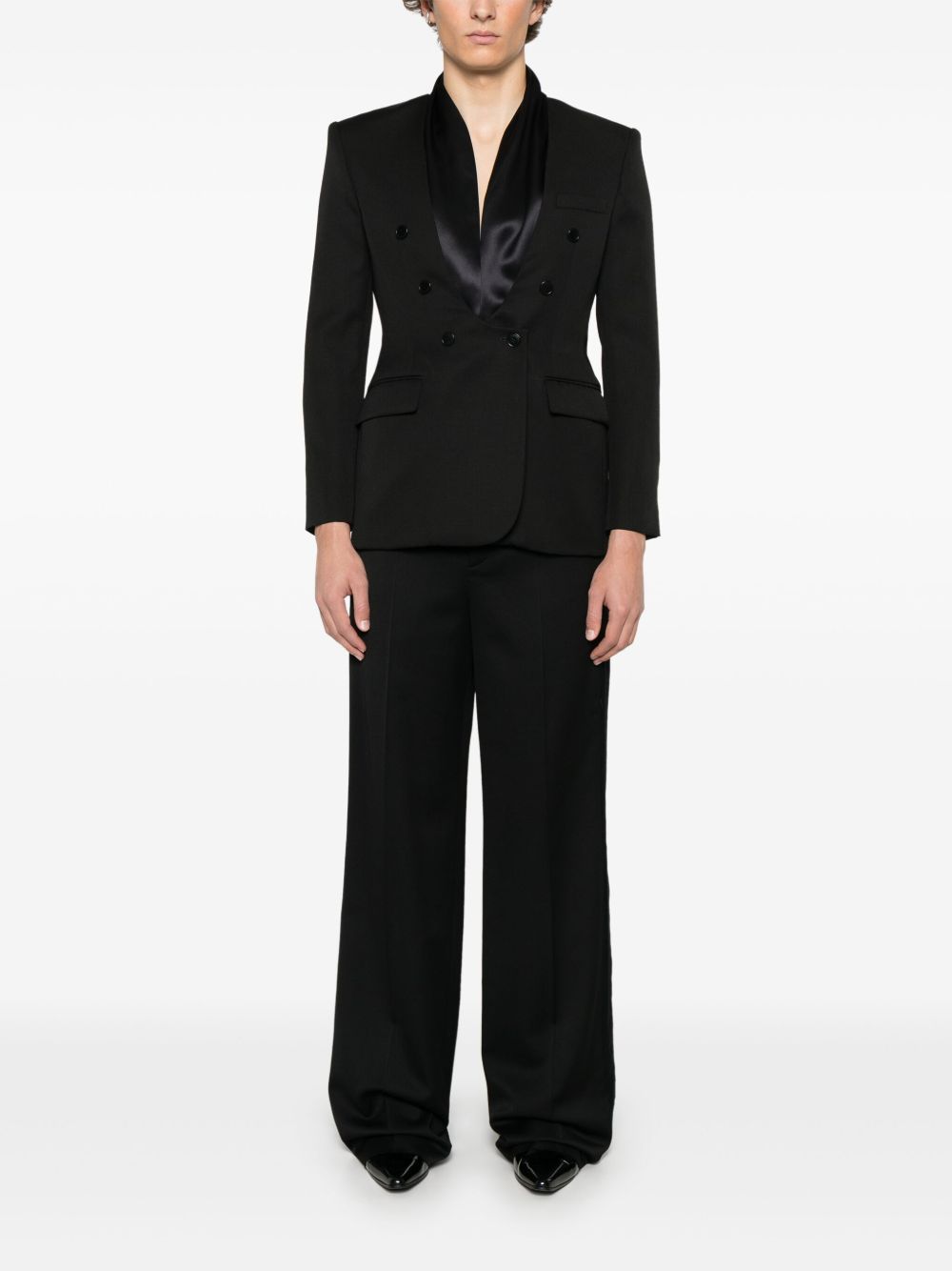 Burc Akyol Open Heart blazer - Zwart