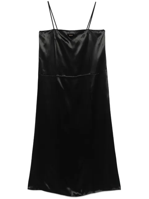 Prada satin slip midi dress