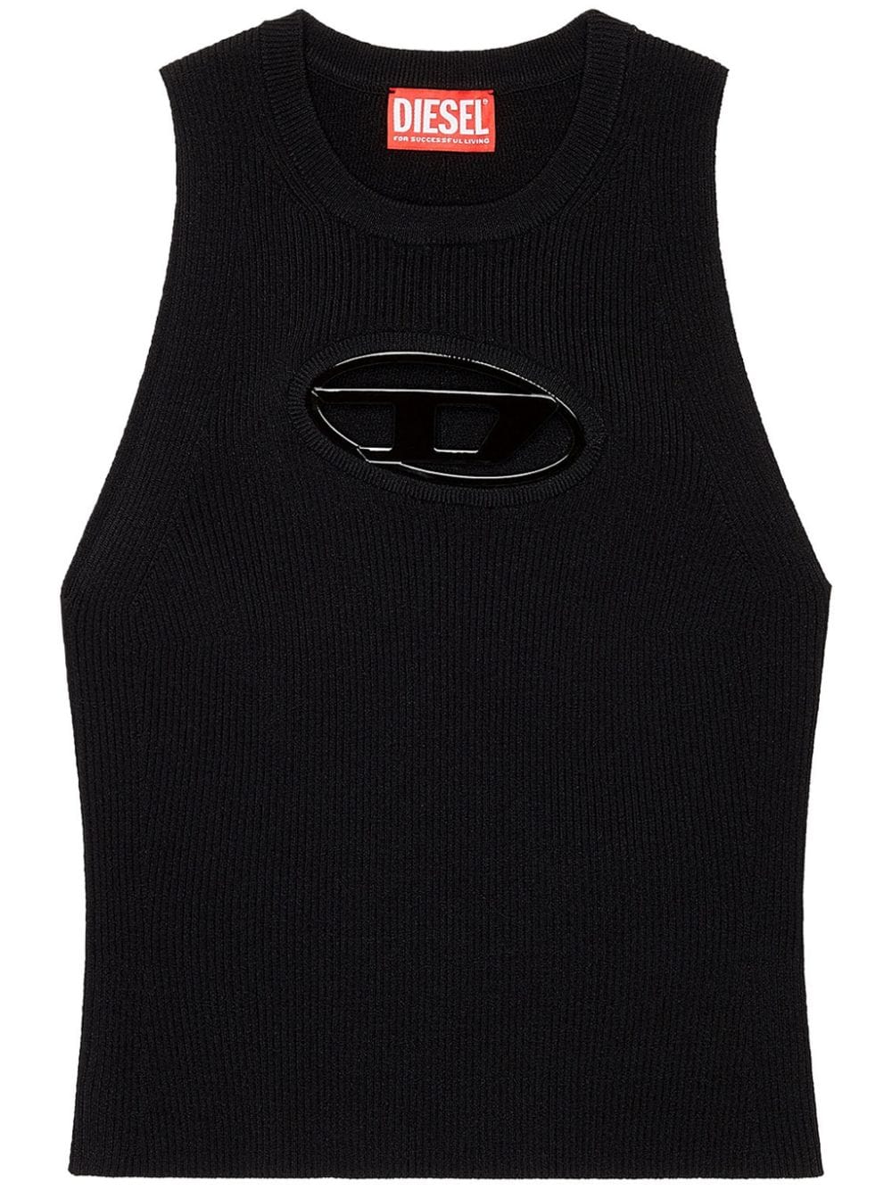 Shop Diesel M-onerva Tank Top In Black