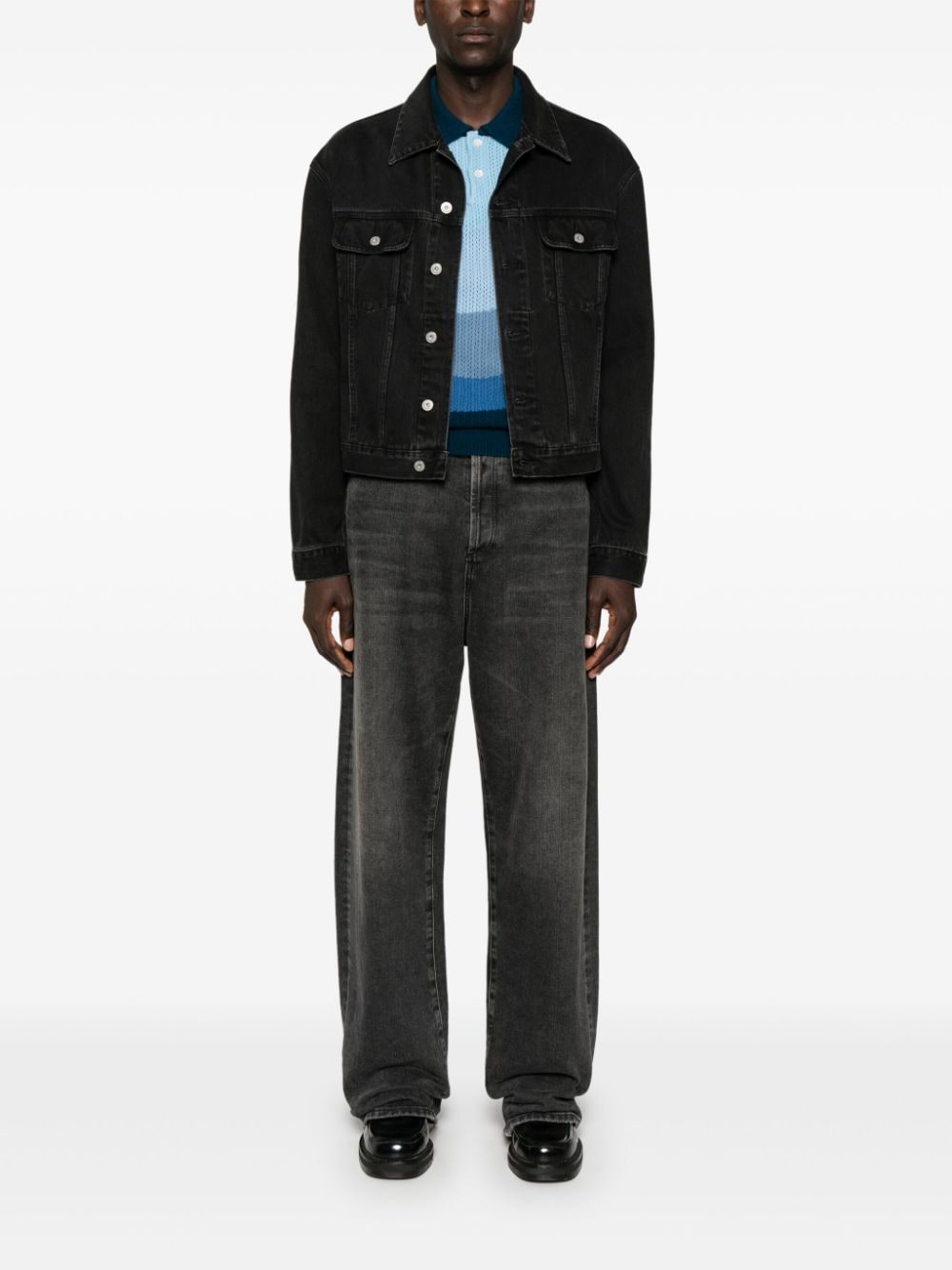 Jacquemus La veste de-Nîmes denim jack - Zwart