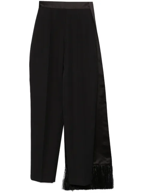 Burc Akyol pantalones con detalle de tren